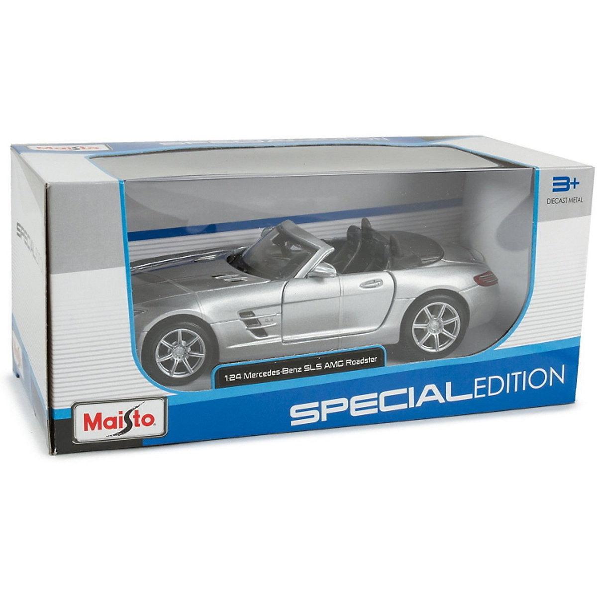Maisto Special Edition Mercedes-Benz SLS AMG Cars Playset – Boys 3+.